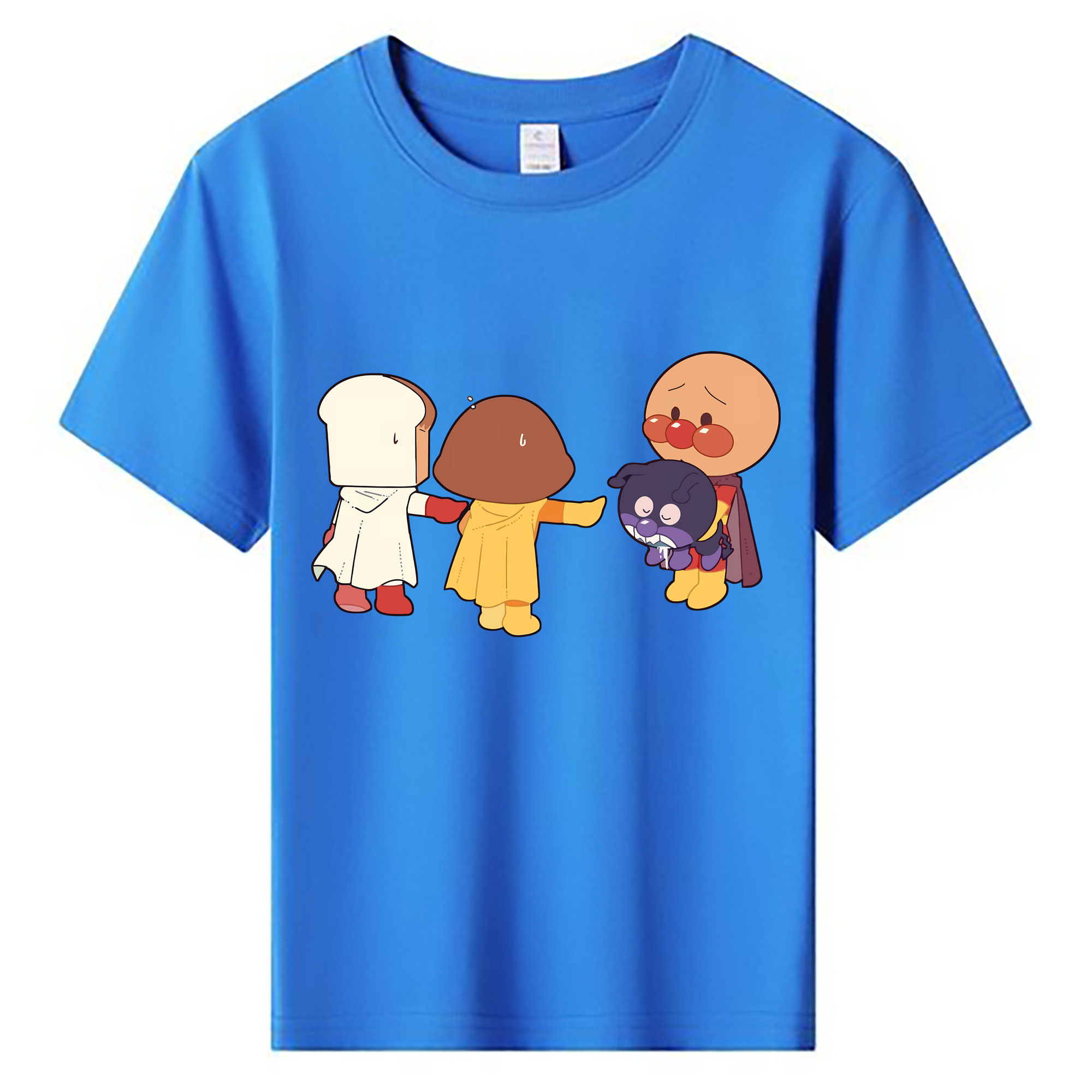 （画像用） アンパンマン Anpanman 綿100％キッズTシャツ（フロントプリント）